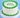 White round birthday cake with green piped borders and green lettering