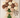 Nude & Champagne Flower Bouquet Cupcakes