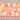 Pink and ivory rosette sheet cake with gold pearls, pink ribbon bows and a birthday message.